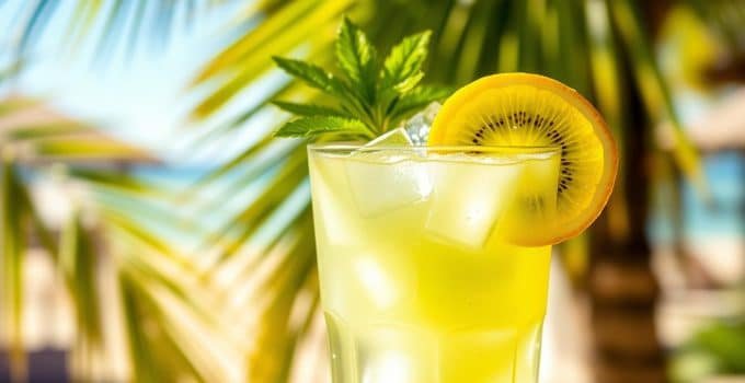 Kiwi Lemon Mocktail