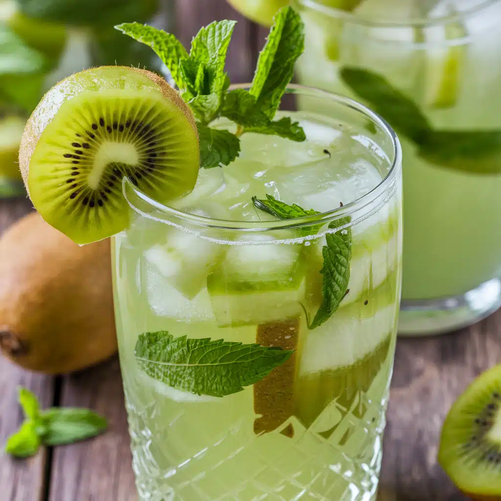 Kiwi Lemonade Mocktail