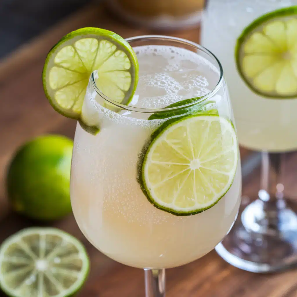Lime Coconut Spritz Mocktail