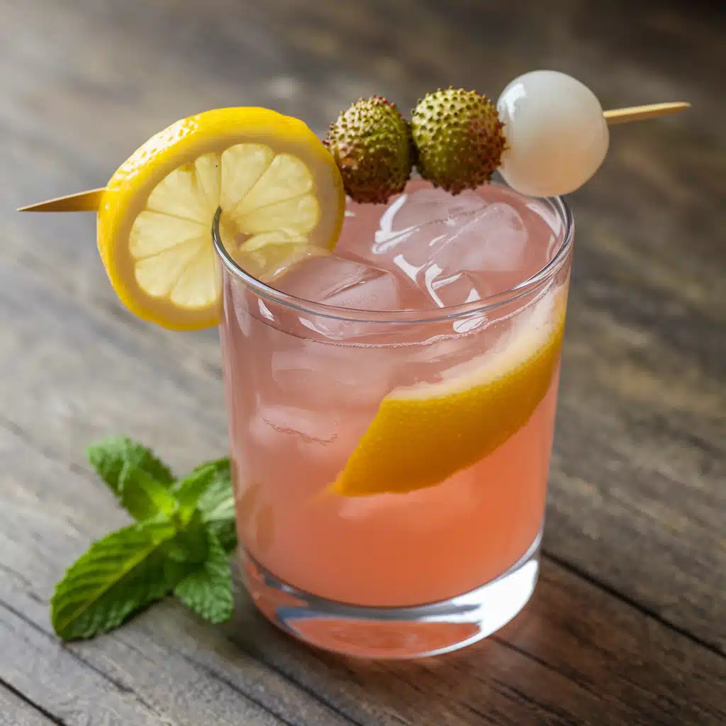 Lychee Lemonade Mocktail