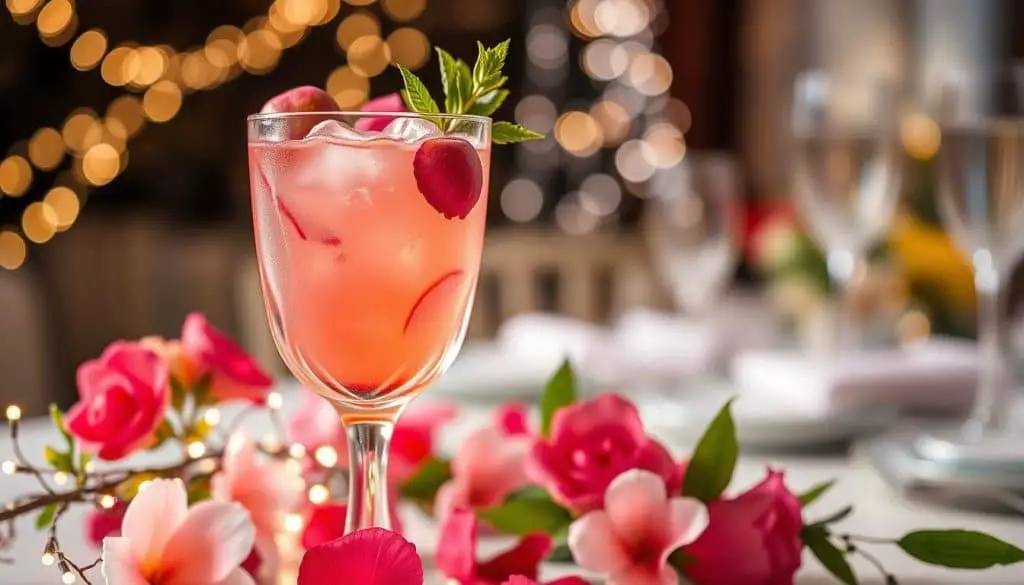 Lychee Rose Mocktail for New Year’s Eve Celebrations and Summer Gatherings
