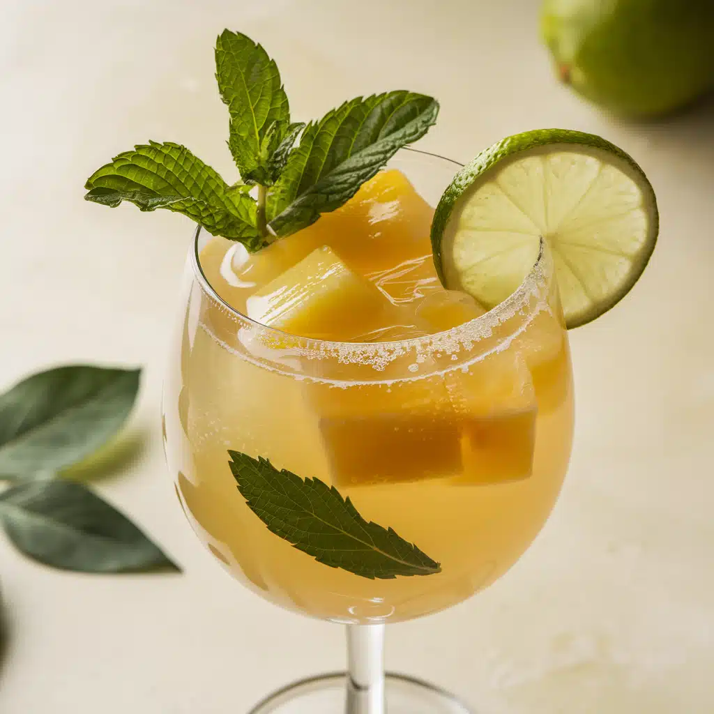 Mango Spritz Mocktail