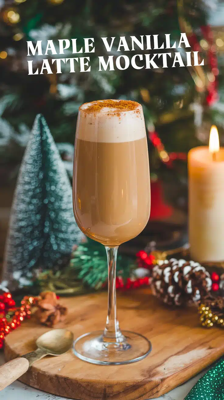 Maple Vanilla Latte Mocktail