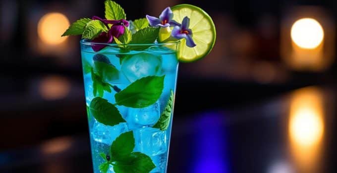 Midnight Mojito Mocktail