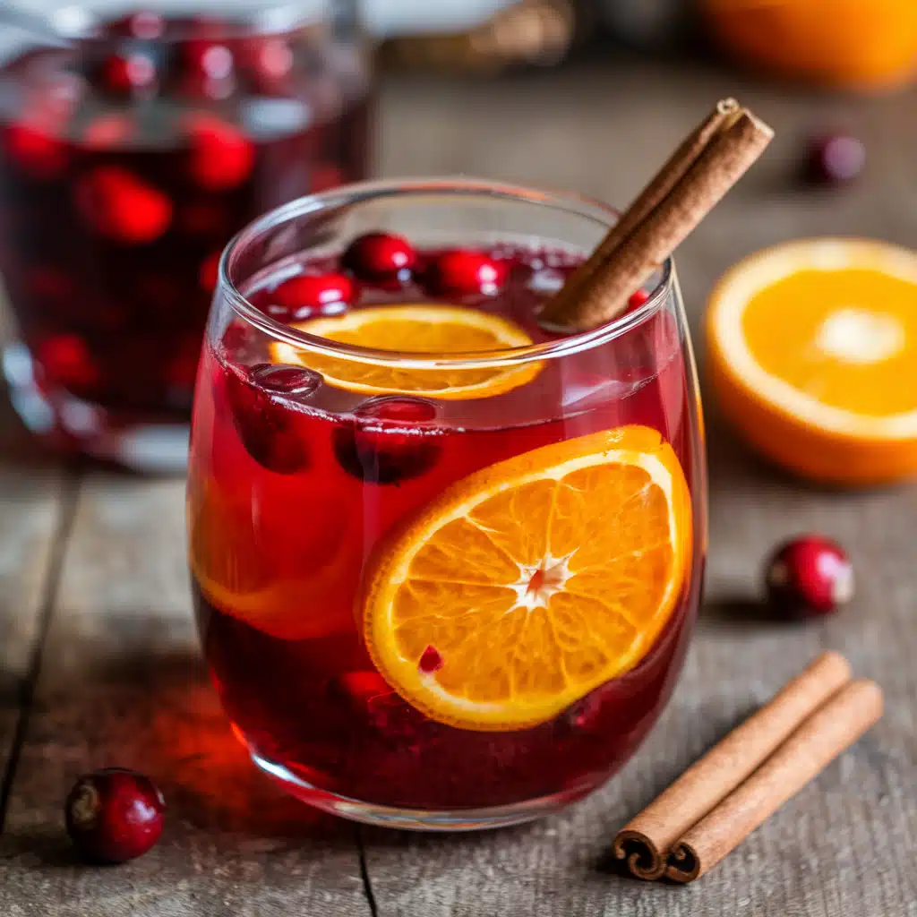 Mulled Cranberry Punch Mocktail