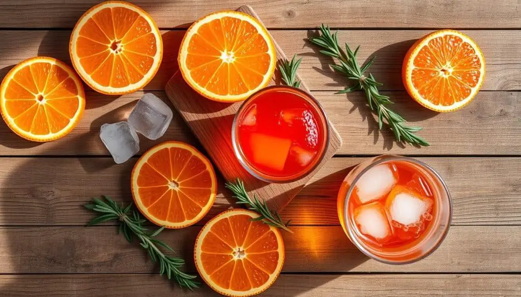 Non-alcoholic Aperol ingredients