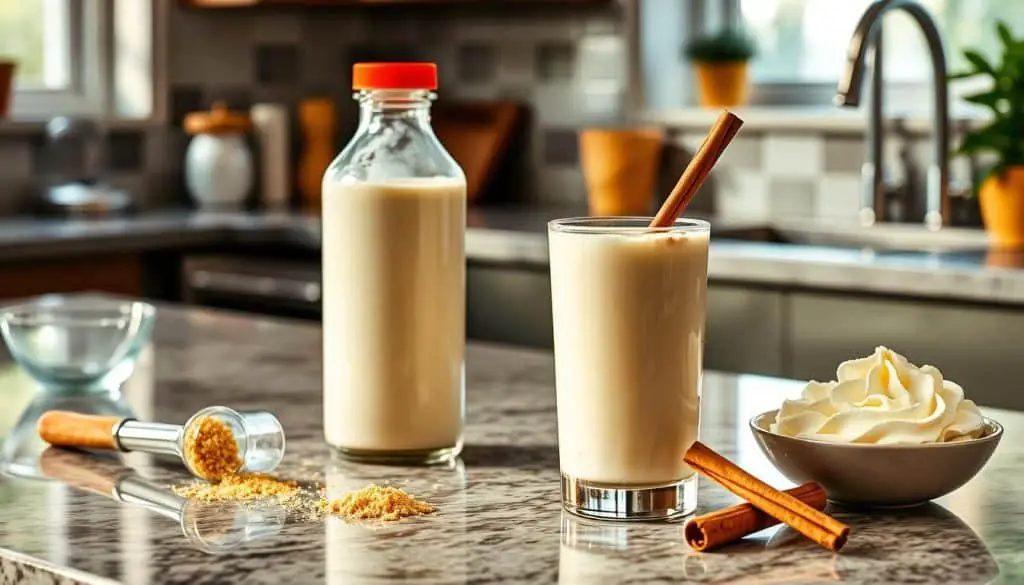Nutmeg Cream Mocktail preparation process