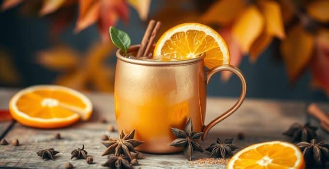 Orange Spice Mule Mocktail