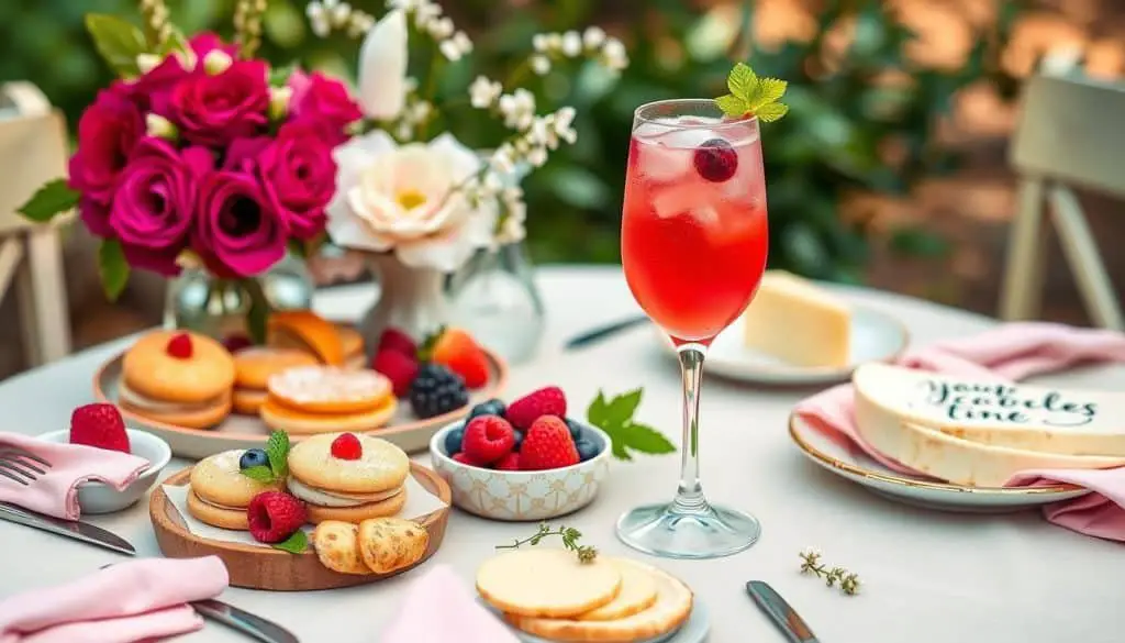 Pairing Suggestions for Raspberry Rose Spritz Mocktail