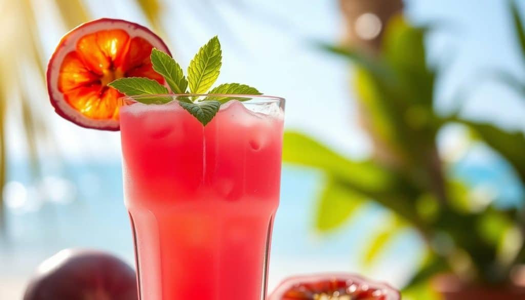 Passionfruit Pink Mocktail