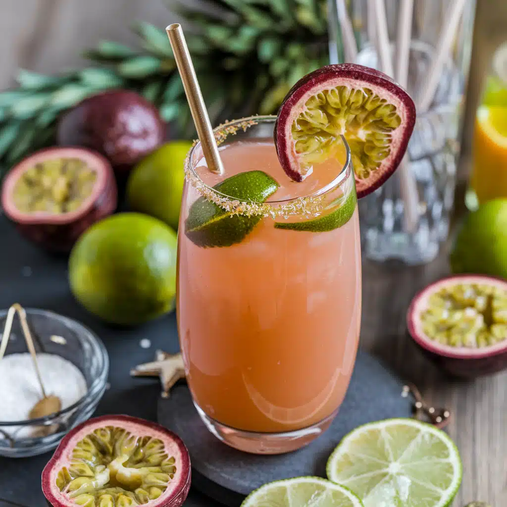 Passionfruit Sparkler Mocktail