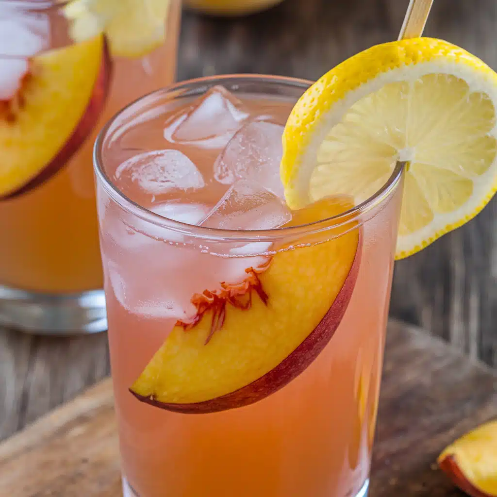 Peach Iced Tea Mocktail