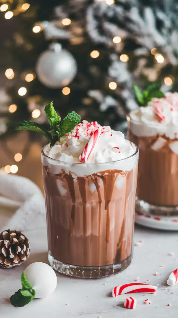 Peppermint Bark Mocktail