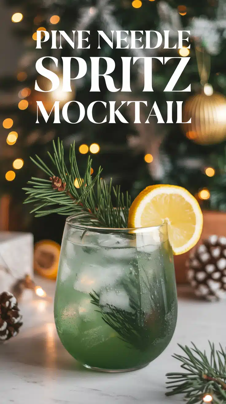 Pine Needle Spritz Mocktail