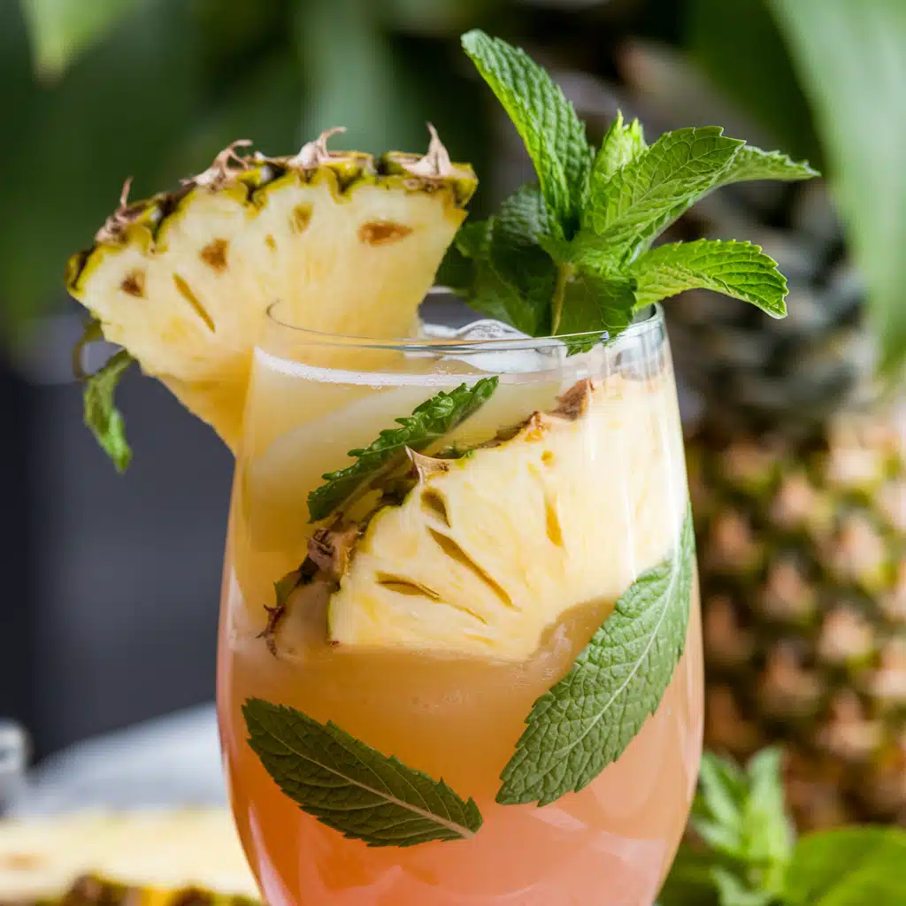 Pineapple Mint Cooler Mocktail