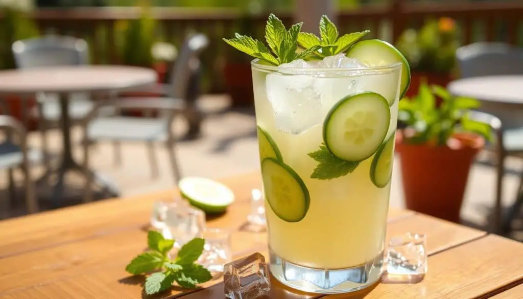 Prepare Cucumber Mint Mocktail