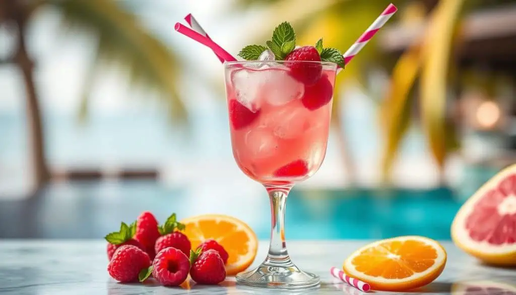 Raspberry Love Mocktail