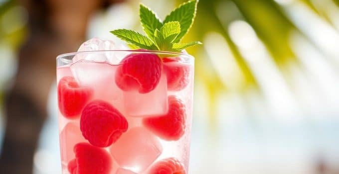 Raspberry Love Mocktail