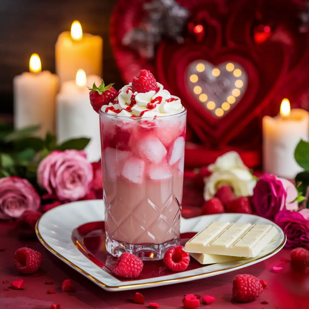 Raspberry White Chocolate Mocktail
