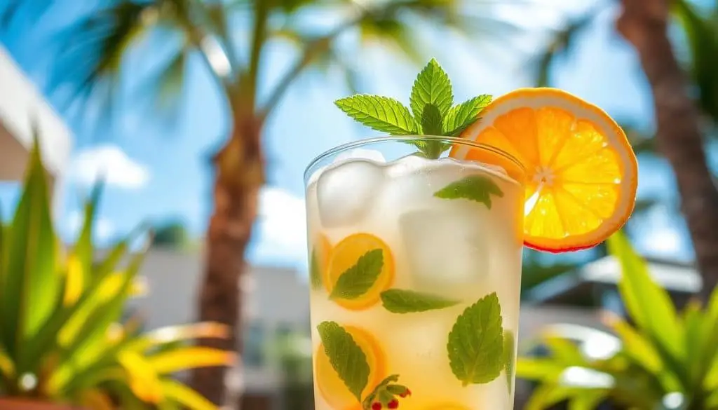 Refreshing mocktail for summer gatherings