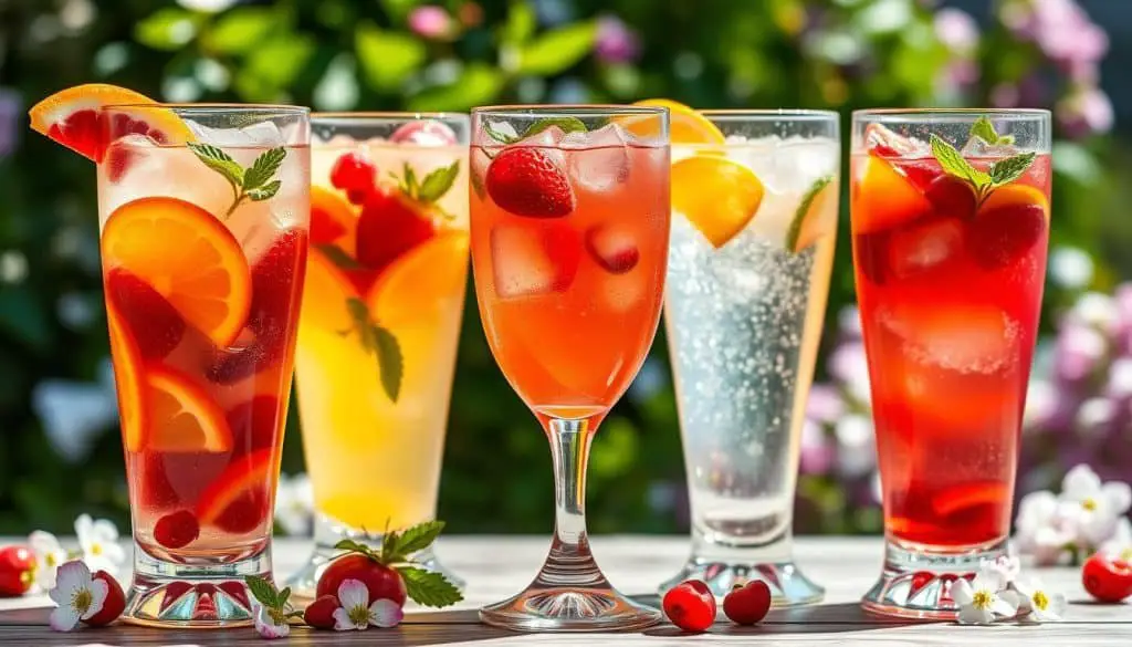 Refreshing variations of sangria mocktail