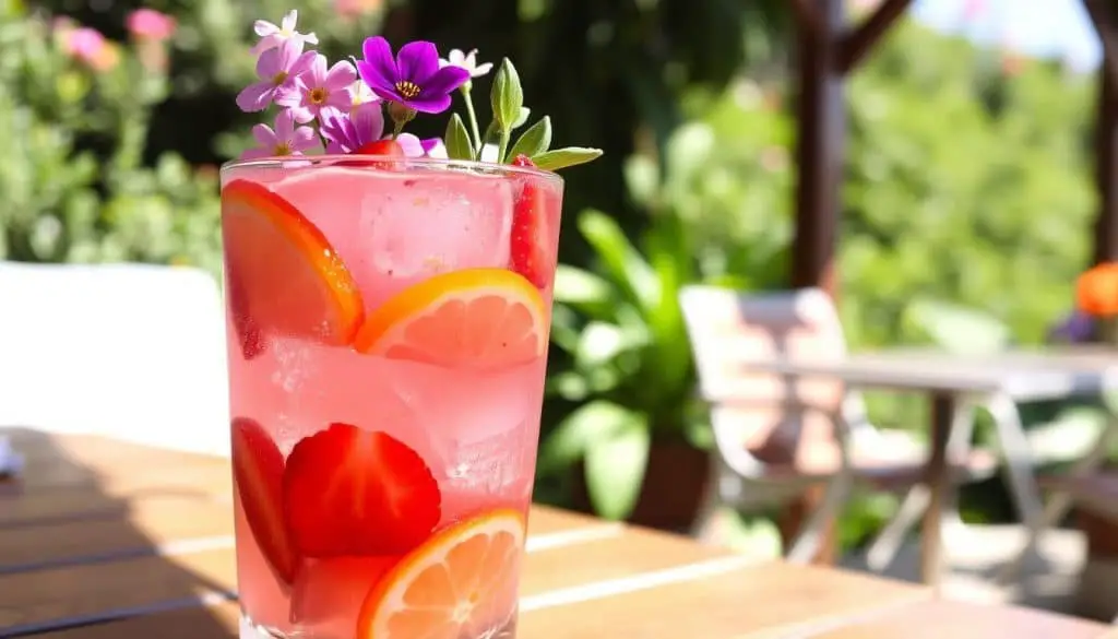 Rose Sangria Mocktail