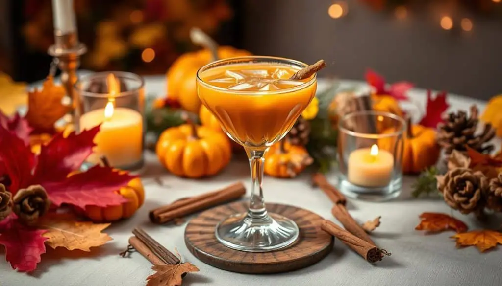 Serving Suggestions for Spiced Pumpkin Mocktail