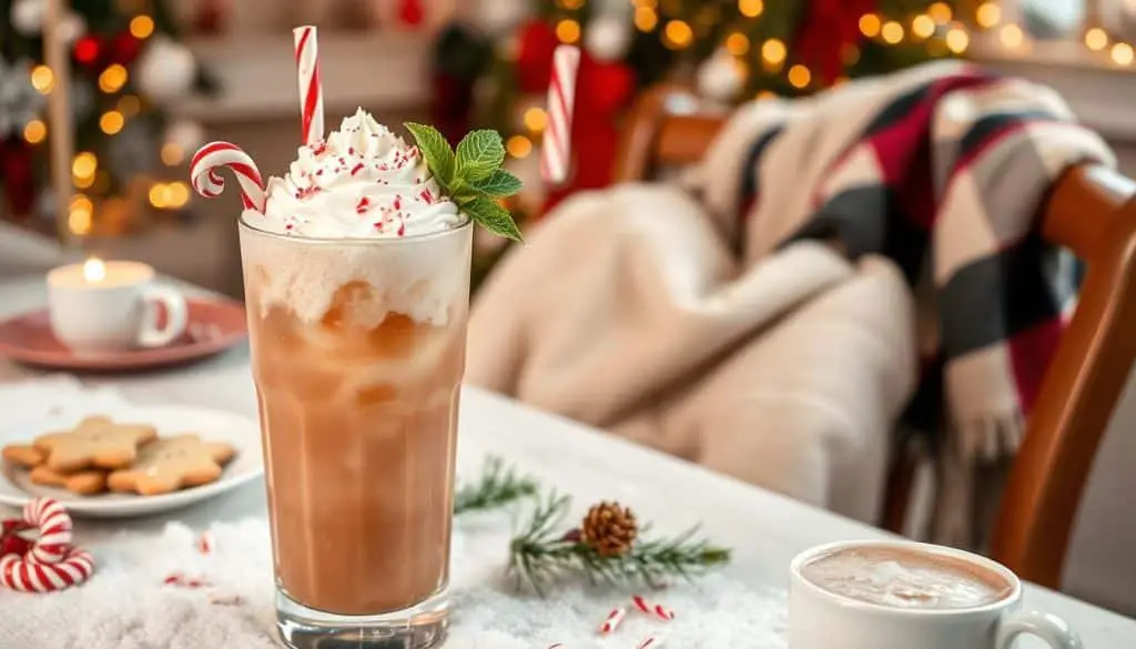 Serving suggestions for Peppermint Cocoa Cooler Mocktail