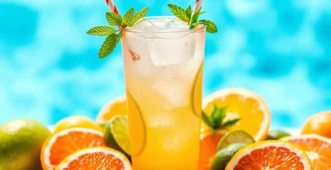 Sparkling Citrus Punch Mocktail