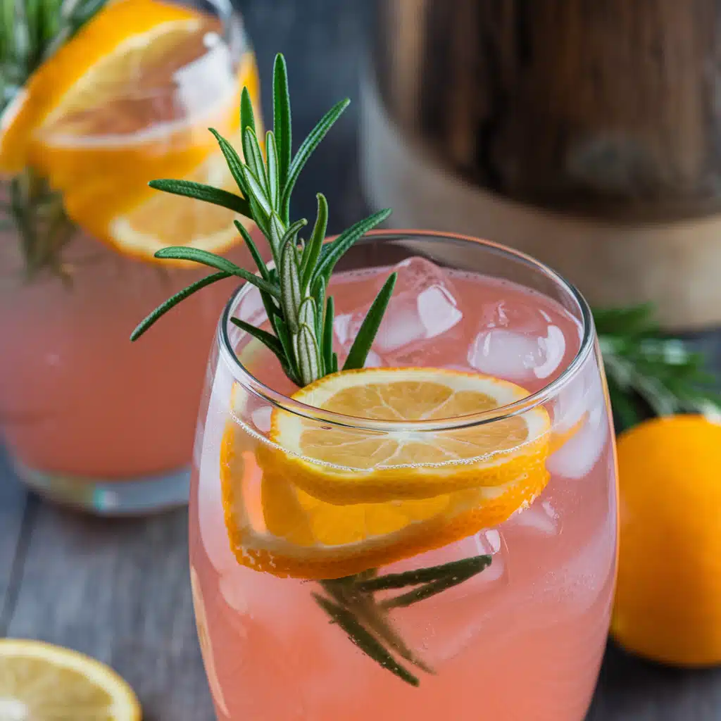 Sparkling Citrus Punch Mocktail