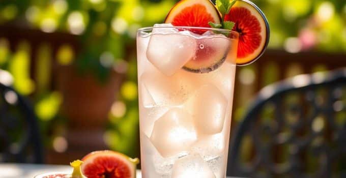Sparkling Fig Mocktail