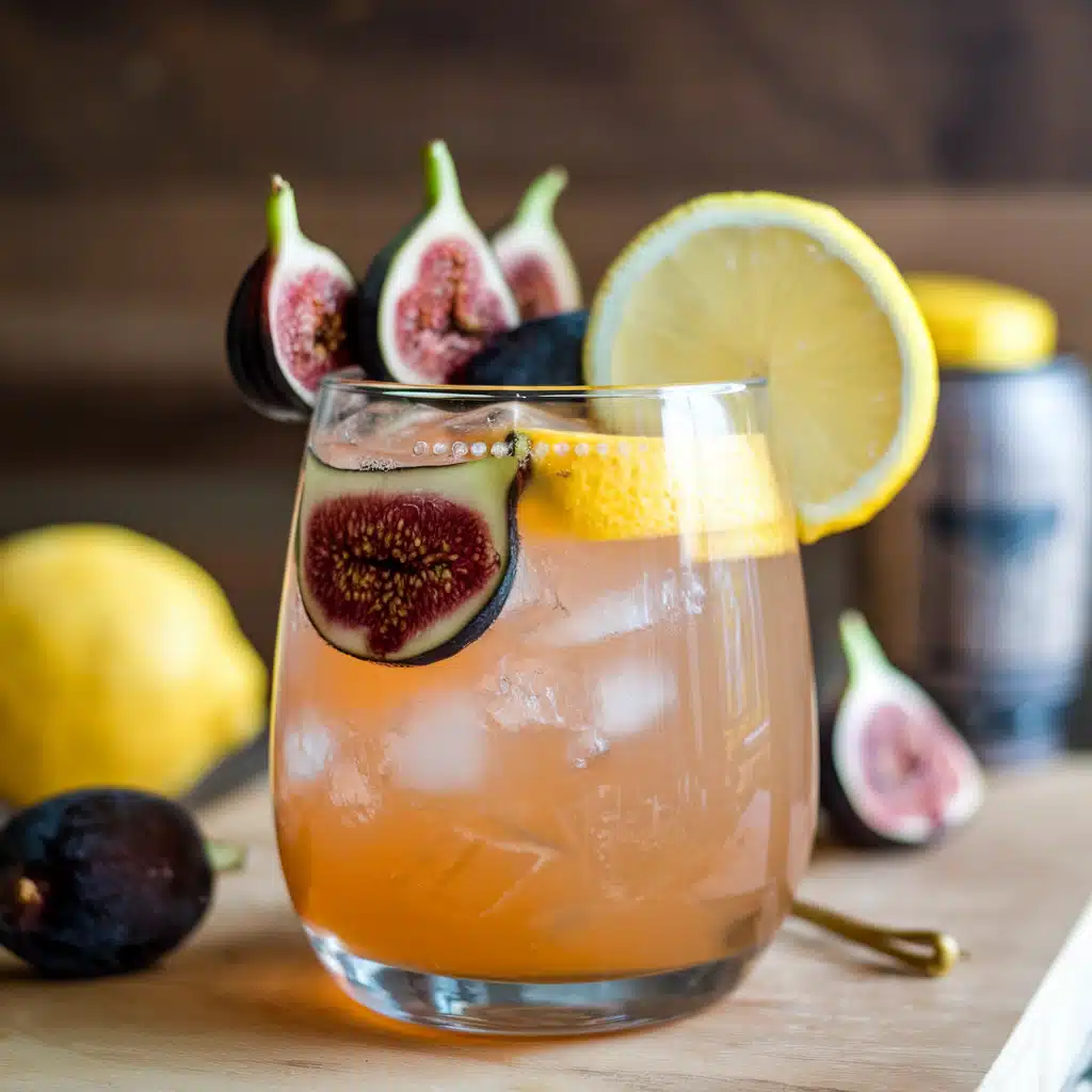 Sparkling Fig Mocktail