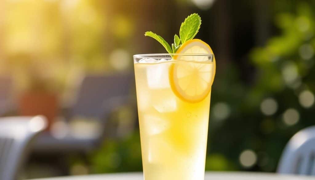 Sparkling Lemon Drop Mocktail