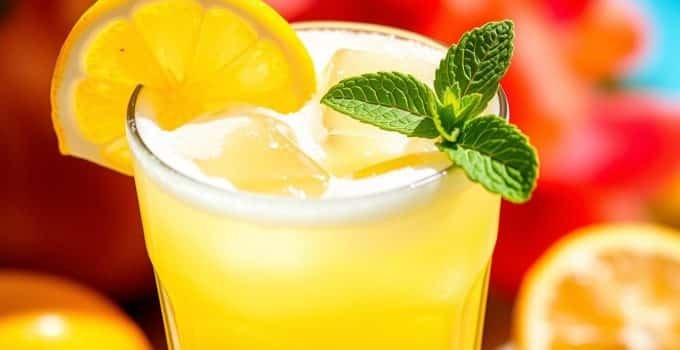 Sparkling Lemon Drop Mocktail