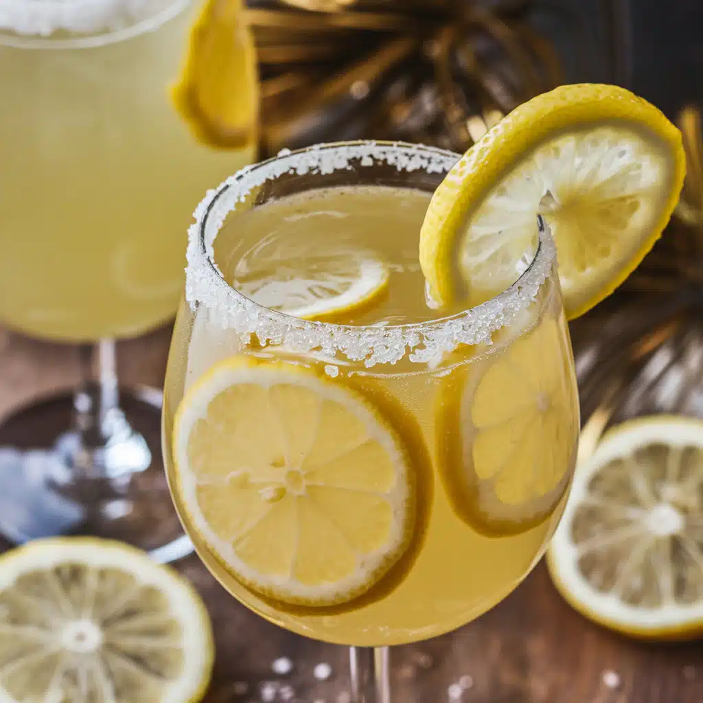 Sparkling Lemon Drop Mocktail