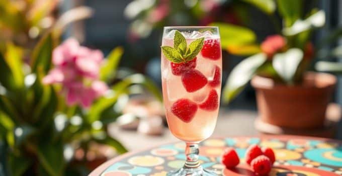 Sparkling Raspberry Mocktail
