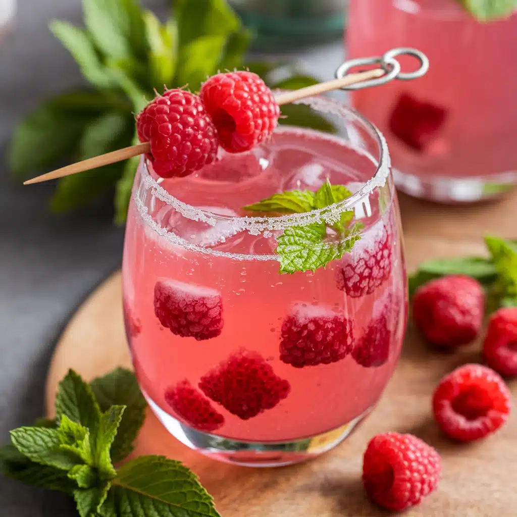 Sparkling Raspberry Mocktail
