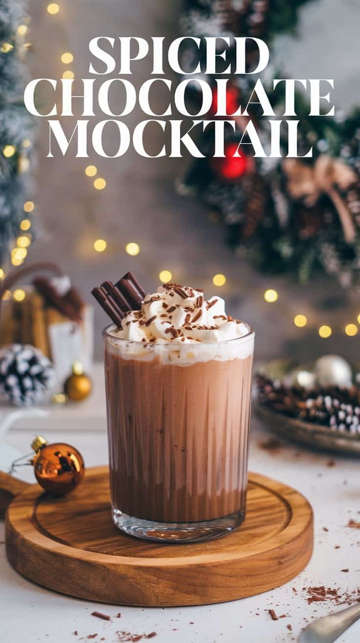 Spiced Chocolate Mocktail