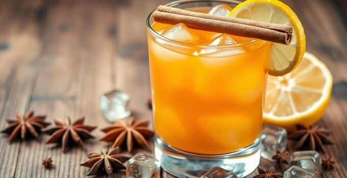 Spiced Honey Mocktail