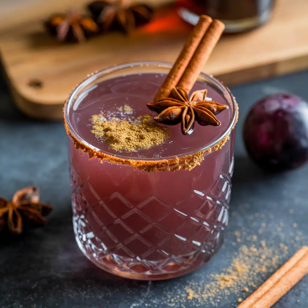 Spiced Plum Mocktail