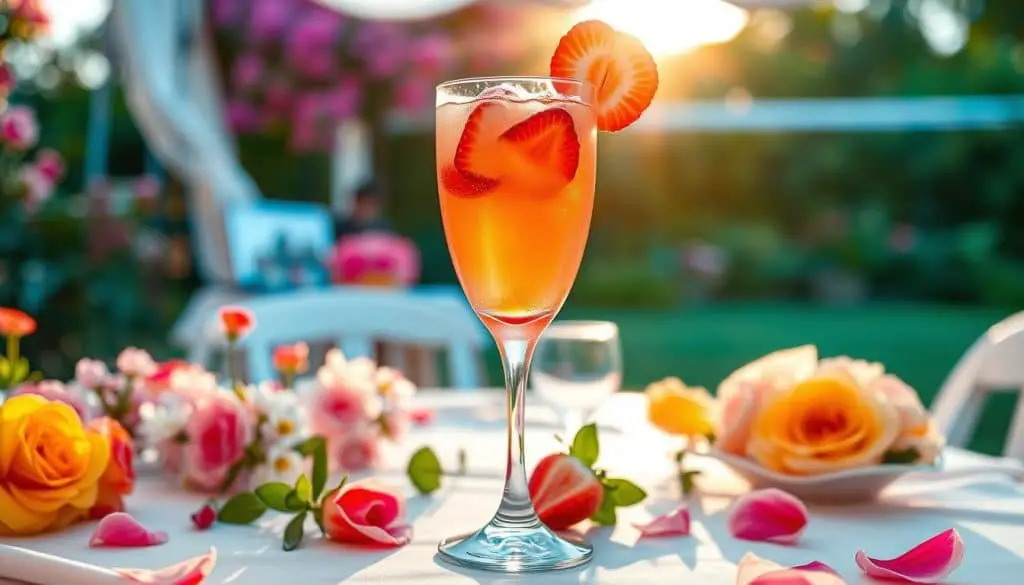 Strawberry Rose Mocktail