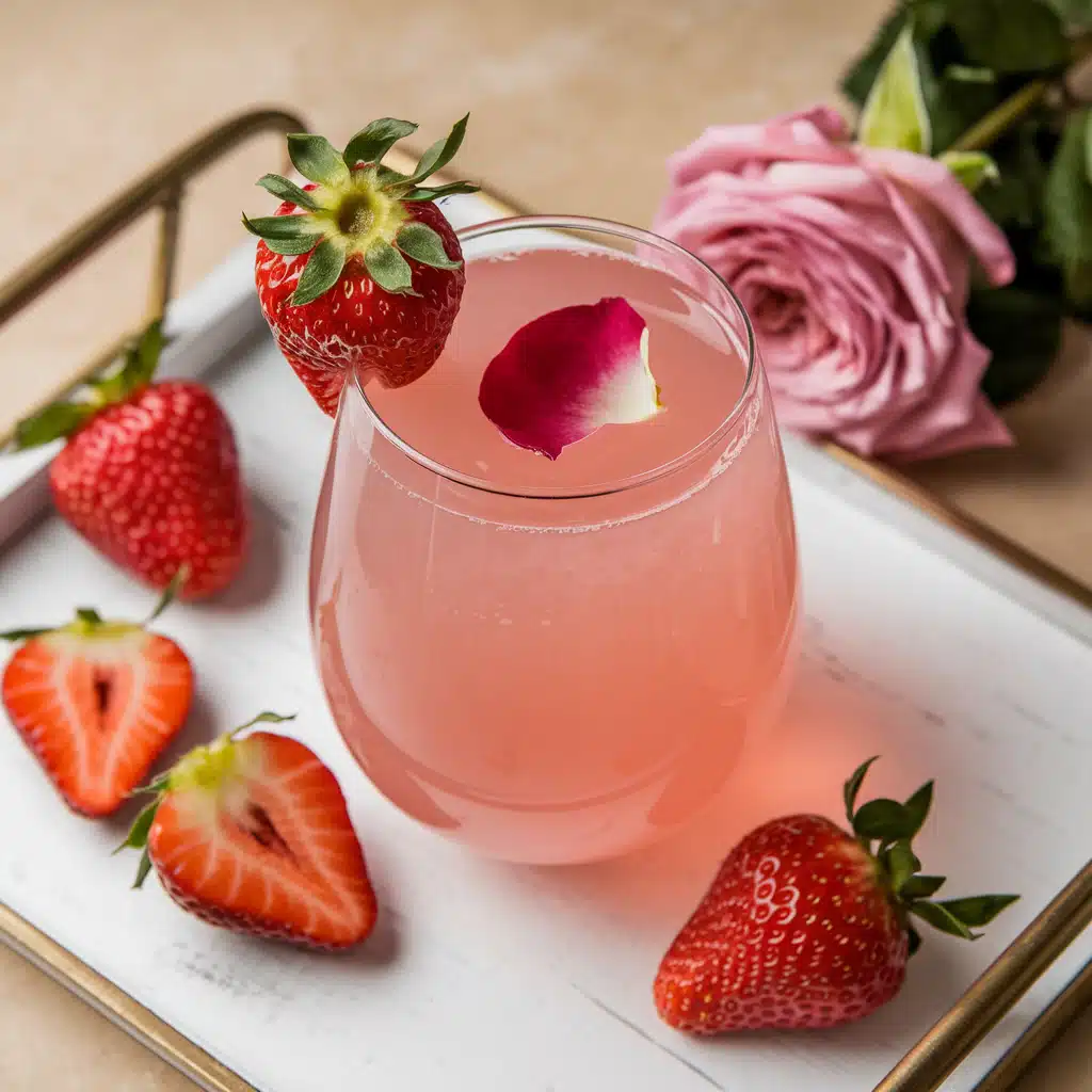 Strawberry Rose Mocktail
