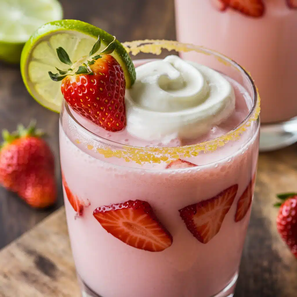 Strawberry Vanilla Cream Mocktail