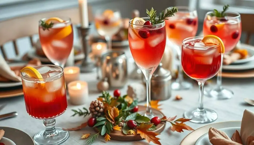 Thanksgiving mocktails