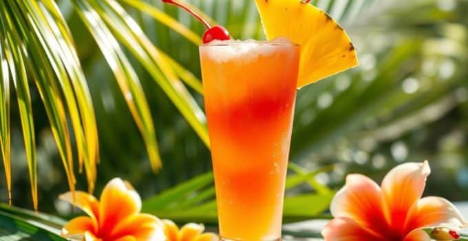 Tropical Sunrise Mocktail