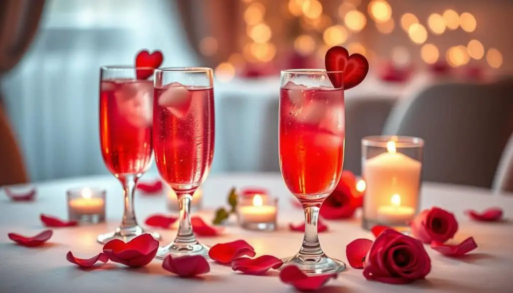 Valentine's Day Drinks Mocktail