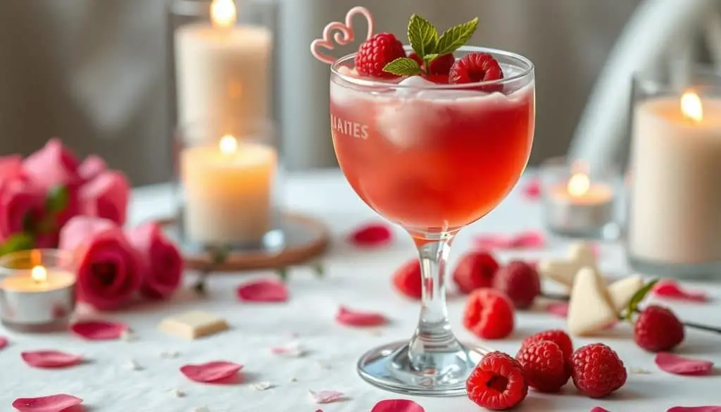 Valentine’s Day mocktail