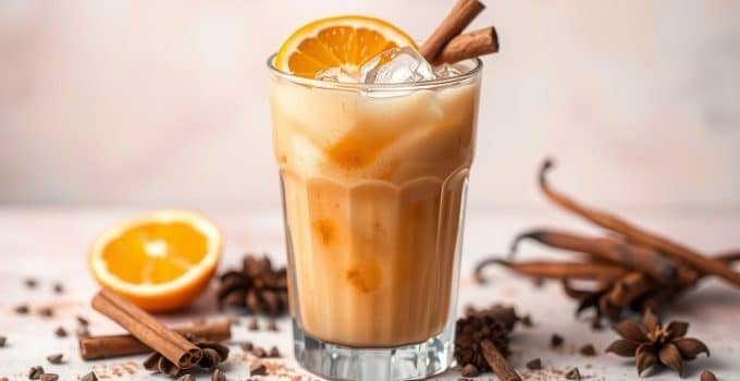 Vanilla Cinnamon Spritz Mocktail