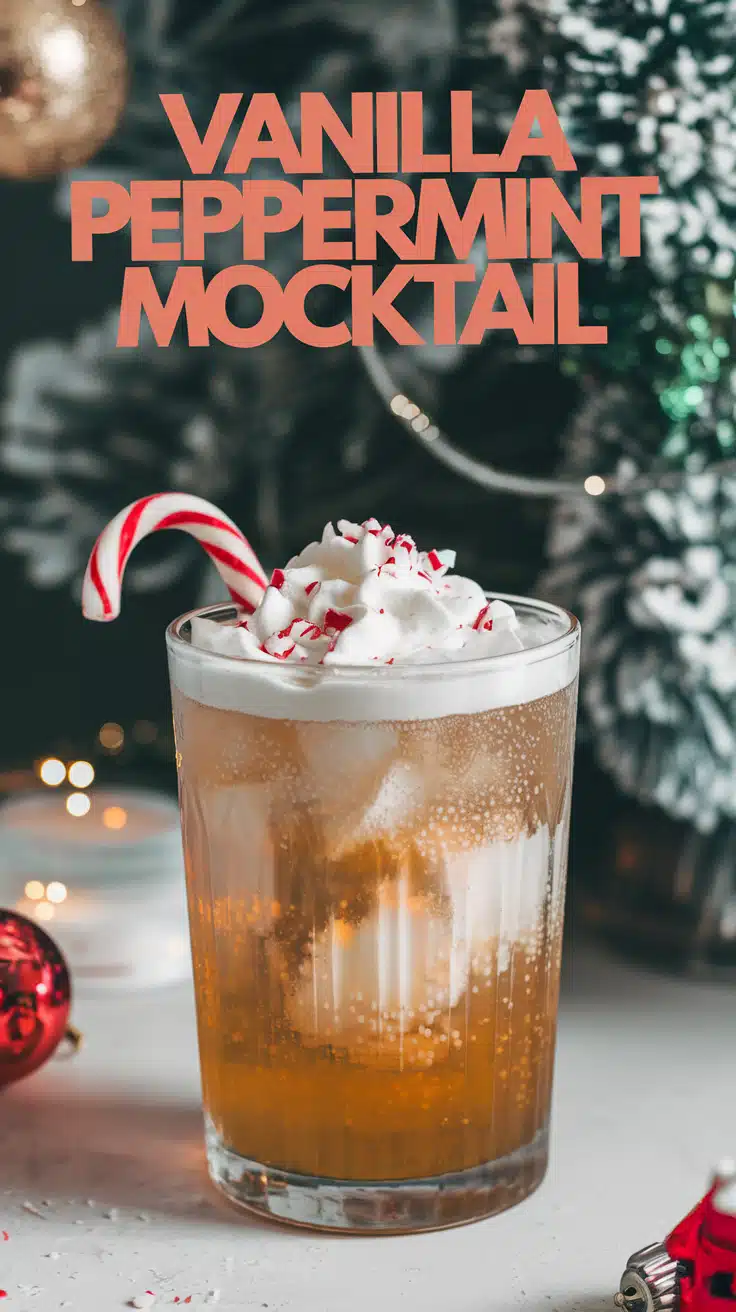 Vanilla Peppermint Mocktail