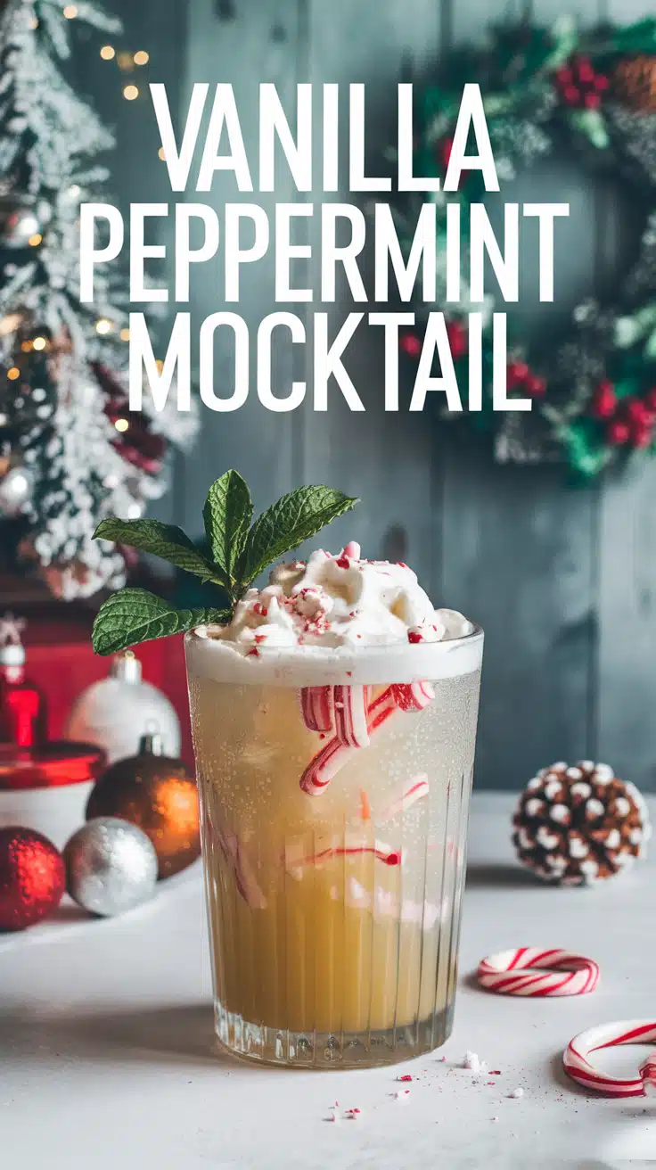 Vanilla Peppermint Mocktail